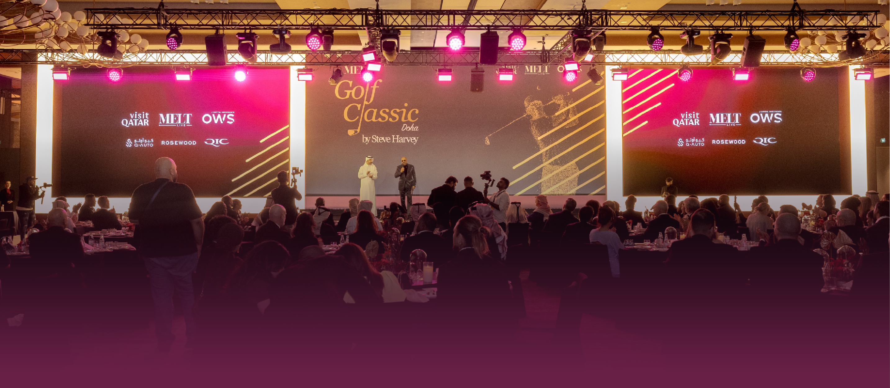GOLF CLASSIC DOHA BY STEVE HARVEY, Concept development​, Event Production and delivery​, Guests Management​, Event Branding​, Stage Management
