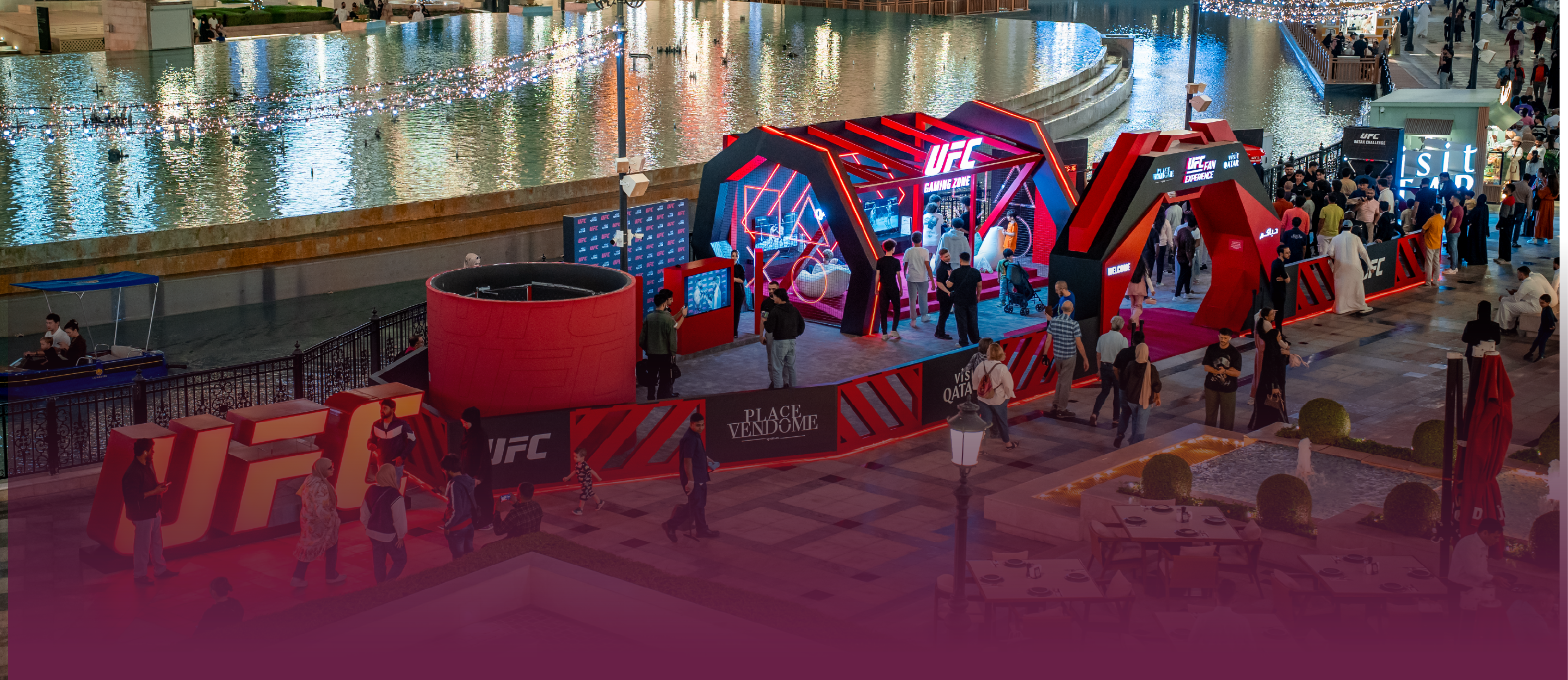 UFC QATAR, Booth Design, Booth Production, Event management